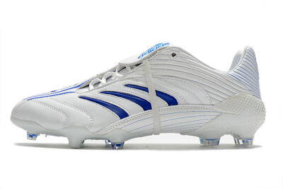 Men's Adidas Predator Absolute 20 FG Football Boots - White/Blue