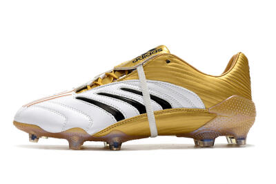 Men's Adidas Predator Absolute 20 FG Football Boots - White/Gold/Black