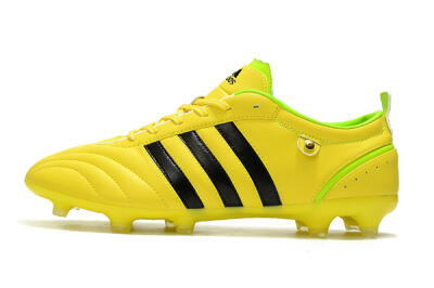 Men's Adidas Adipure FG Football Boots - Yellow/Black