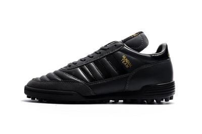 Men's Adidas Copa Mundial Team Astro TF Football Shoes - Black/Gold