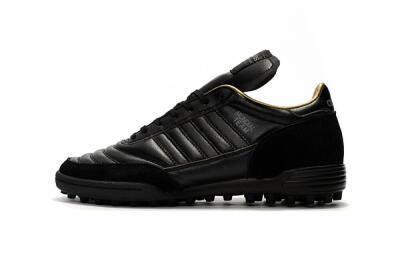Men's Adidas Copa Mundial Team Astro TF Football Shoes - Black/White