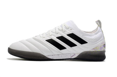 Men's Adidas Copa Tango 20.1 IC Football Shoes - White/Black/Purple