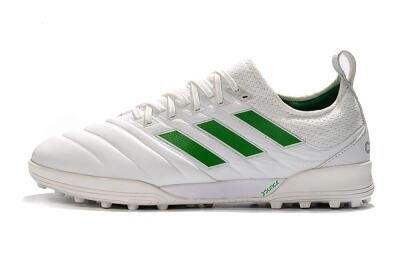 Men's Adidas Copa Tango 20.1 TF Football Shoes - White/Green