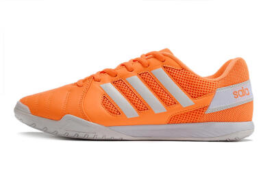 Men's Adidas Top Sala IC Football Shoes - Orange/White