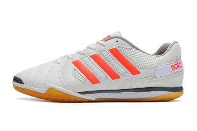 Men's Adidas Top Sala IC Football Shoes - White/Red/Black