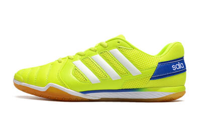 Men's Adidas Top Sala IC Football Shoes - Yellow/White/Blue