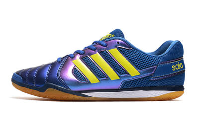 Men's Adidas Top Sala IC Football Shoes - Blue/Yellow/White