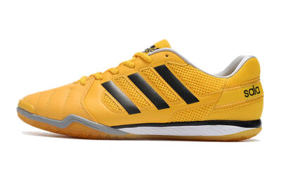 Men's Adidas Top Sala IC Football Shoes - Yellow/Black/White