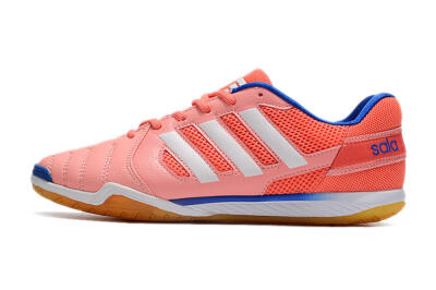 Men's Adidas Top Sala IC Football Shoes - Pink/White/Blue