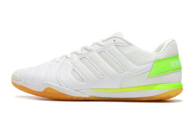 Men's Adidas Top Sala IC Football Shoes - White/Yellow
