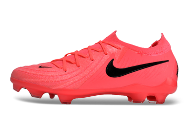 Unisex Nike Phantom Luna 2 Elite LV8 FG Football Boots - Red/Black/Pink
