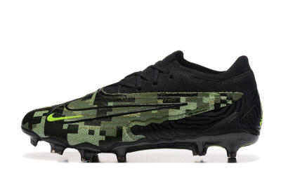 Men's Nike Phantom GX Elite FG Football Boots - Black/Camo/Yellow
