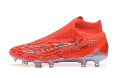 Men's Nike Phantom GX DF Elite FG Football Boots - Red/Silver