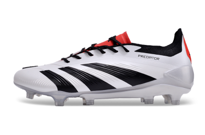 Men's Adidas Predator Accuracy 2024 FG Football Boots - White/Black/Red
