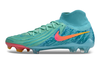 Unisex Nike Phantom Luna 2 Elite Vortex LV8 FG Football Boots - Green/Orange/Black