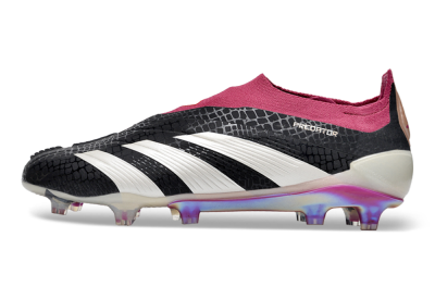 Men's Adidas Predator Accuracy+ FG Football Boots - Black/White/Pink