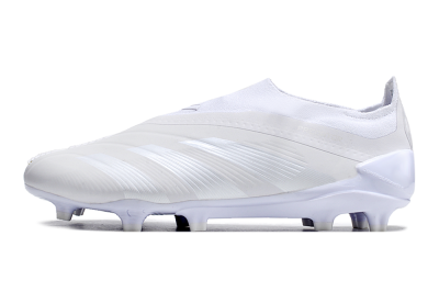 Men's Adidas Predator Accuracy+ FG Football Boots - White/White