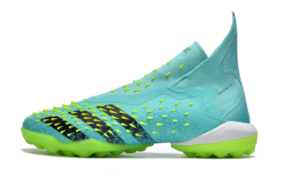 Unisex Adidas Predator Freak+ TF Football Shoes - Blue/Black/Yellow