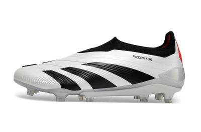 Men's Adidas Predator Accuracy+ FG Football Boots - White/Black/Red