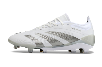 Men's Adidas Predator Accuracy.1 FG Football Boots - White/Silver/Grey