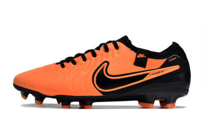 Men's Nike Tiempo Legend 10 Elite FG Football Boots - Orange/Black