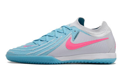 Men's Nike Phantom GX 2 Elite IC Football Shoes - Blue/White/Pink
