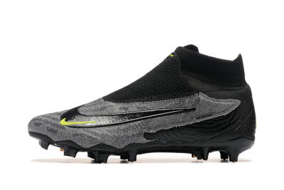 Men's Nike Phantom GX Elite FG Football Boots - Black/Grey/Yellow