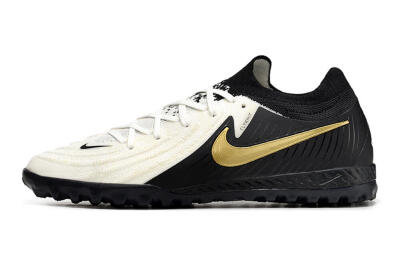 Men's Nike Phantom GX 2 Elite TF Football Shoes - White/Black/Gold