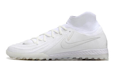 Men's Nike Phantom Luna Elite NU TF Football Shoes - White/Black