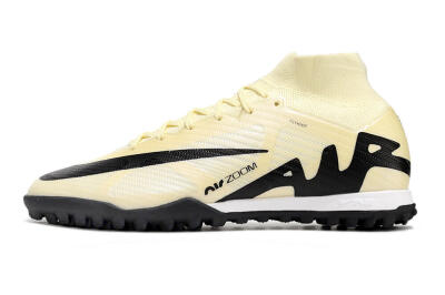 Men's Nike Air Zoom Mercurial Superfly 9 Elite TF Football Shoes - Beige/Black