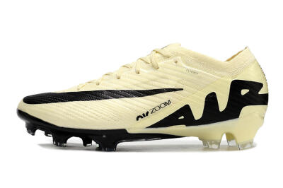 Unisex Nike Air Zoom Mercurial Vapor 15 Elite FG Football Boots - Beige/Black