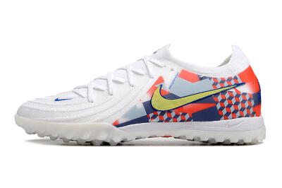 Unisex Nike Phantom Luna Elite NU TF Football Shoes - White/Red/Yellow/Blue
