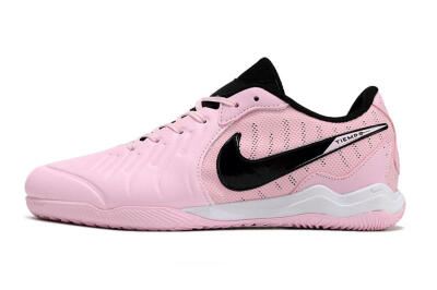 Men's Nike Tiempo Legend 10 Pro IC Football Shoes - Pink/Black/White