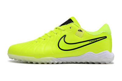 Men's Nike Tiempo Legend 10 Pro TF Football Shoes - Yellow/Black/White