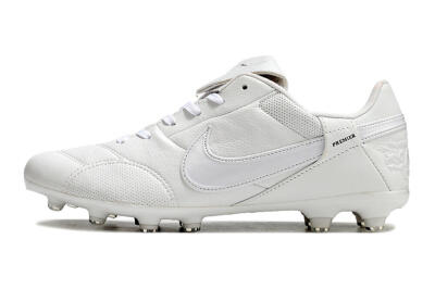 Men's Nike Premier 3 FG Football Boots - White/Black