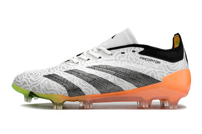 Men's Adidas Predator Accuracy.1 FG Football Boots - White/Black/Orange