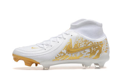 Men's Nike Phantom Luna Elite NU FG Football Boots - White/Gold
