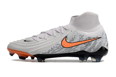 Men's Nike Phantom Luna Elite NU FG Football Boots - Grey/Orange/Black