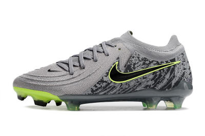 Men's Nike Phantom Luna Elite NU FG Football Boots - Grey/Black/Yellow