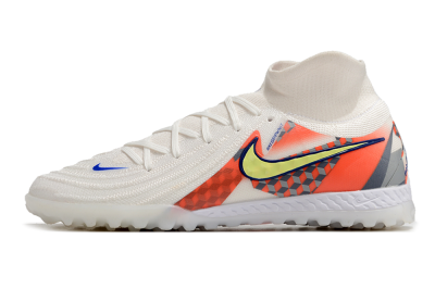 Men's Nike Phantom Luna Elite NU TF Football Shoes - White/Yellow/Blue/Orange