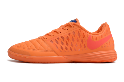 Men's Nike Lunar Gato 2 IC Football Shoes - Orange/Black/Red