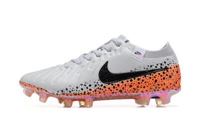 Men's Nike Tiempo Legend 10 Elite FG Football Boots - Grey/Orange/Black