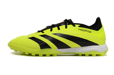 Men's Adidas Predator 24 Elite TF Football Shoes - Yellow/Black/White