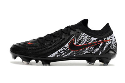 Men's Nike Phantom Luna Elite NU FG Football Boots - Black/Red/White
