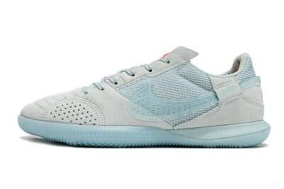 Men's Nike Street Gato IC Football Shoes - Blue/Grey/Blue