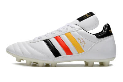 Men's Adidas Copa Mundial FG Football Boots - White/Black/Red/Yellow