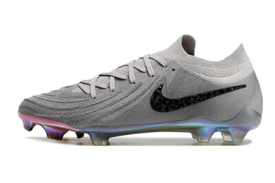 Unisex Nike Phantom Luna Elite NU FG Football Boots - Grey/Black/Blue