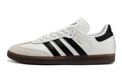 Men's Adidas Samba Messi Indoor TF Football Shoes - Grey/White/Black