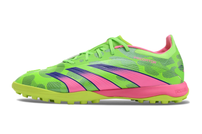 Men's Adidas Predator 24 Elite TF Football Shoes - Yellow/Purple/Pink