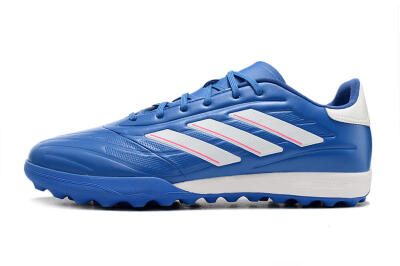 Men's Adidas Copa Pure.3 TF Football Shoes - Blue/White/Pink